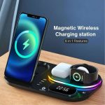 شارژر بی سیم چهار کاره XVersion 4 in 1 Wireless Fast Induction Charger Station - تصویر 3