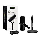 میکروفون پادکست شور Shure MV7 plus Microphone pour Podcast Audio with stand - تصویر 2